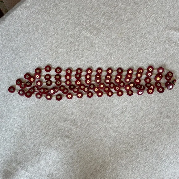 SYLCA Unique Multi-Strand Statement Necklace - Picture 6 of 10